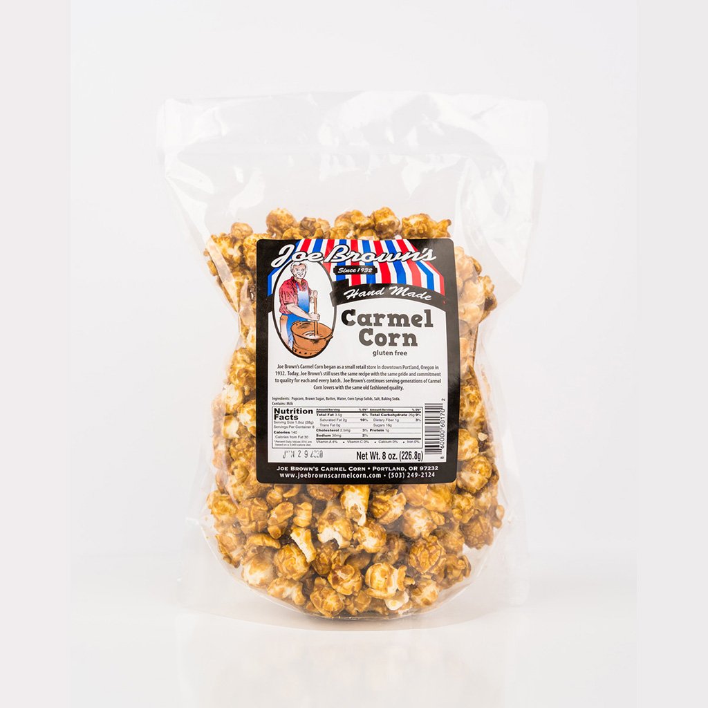 Carmel Corn Popcorn Joe Brown's Carmel Corn